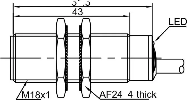 Индуктивные датчики LANBAO LR18XBF08DNCY