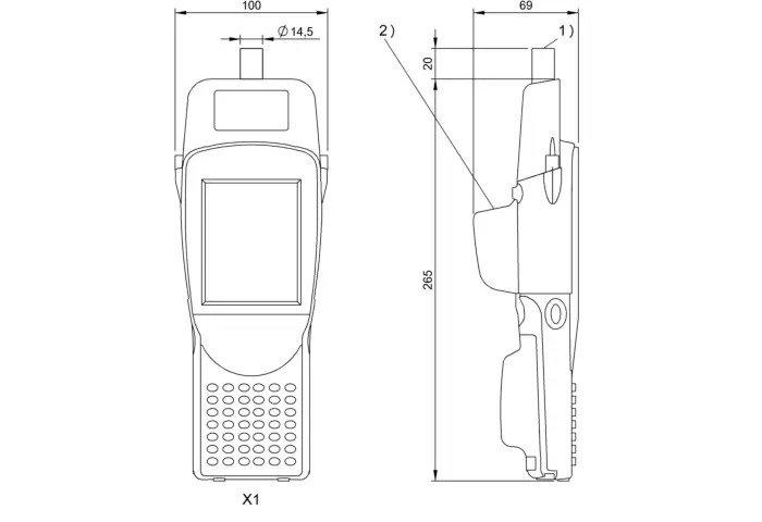 RFID портативные приборы чтения-записи Balluff BAE00NR