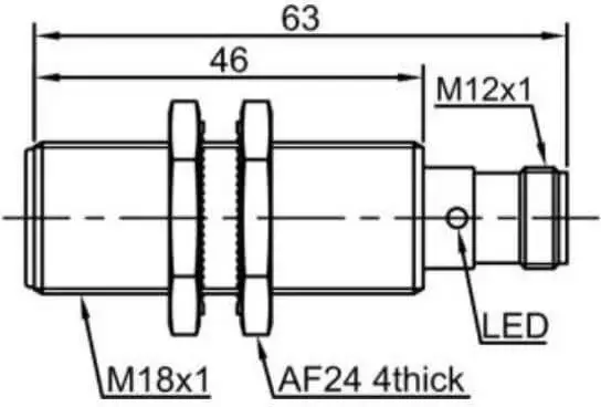 Индуктивные датчики LANBAO LR18XBF05ELO-E2