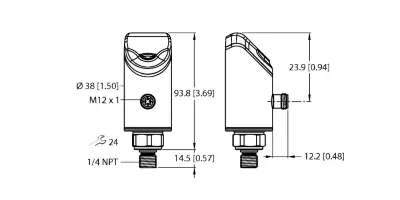 Датчики давления с релейным выходом TURCK PS510-10V-03-2UPN8-H1141