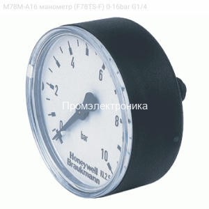 M78M-A16 манометр (F78TS-F) 0-16bar G1/4