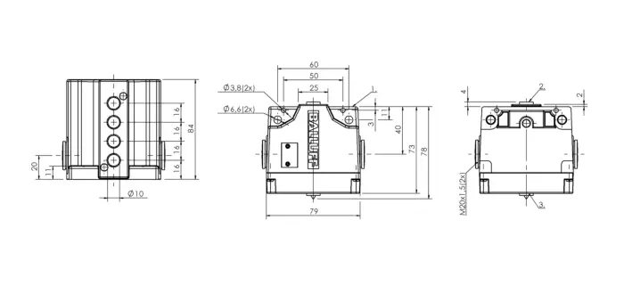 Блочные кулачковые выключатели Balluff BNS03H7