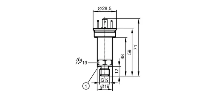 Аналоговые датчики давления 4-20 мА IFM Electronic PT5043