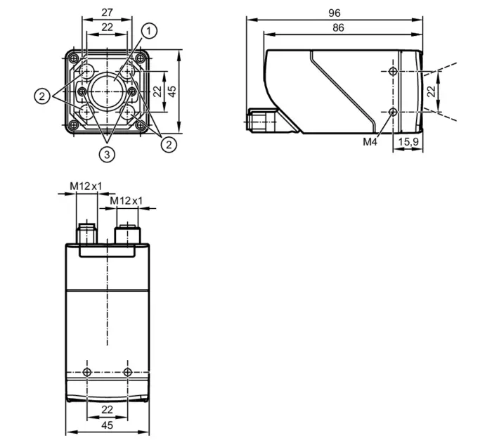 Сканеры 2D штрих-кодов IFM Electronic O2I502
