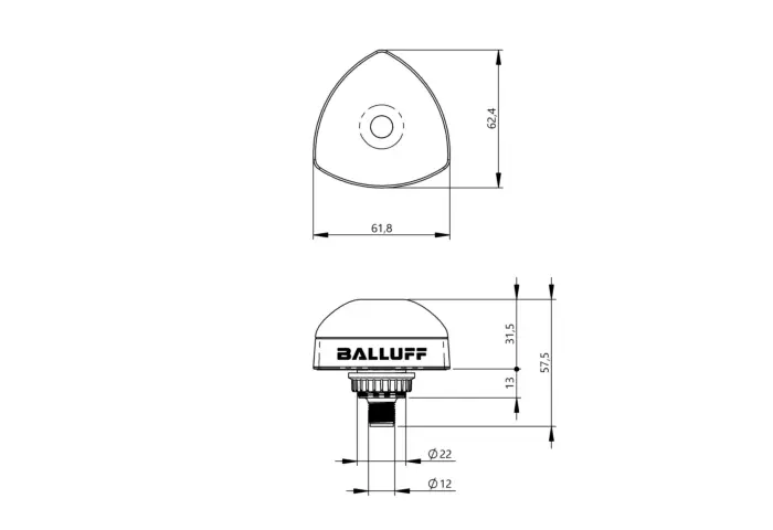 Светодиодные сигнальные колонны Balluff BNI00E0