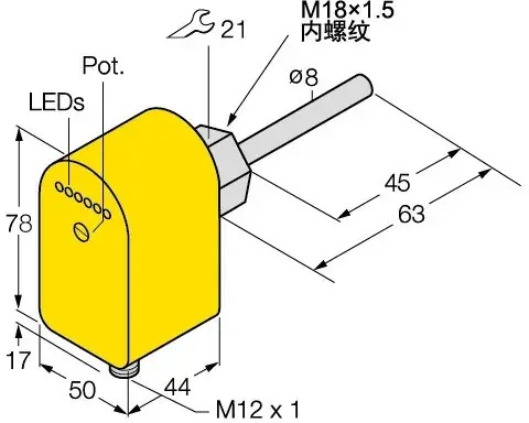Калориметрические датчики потока Sentinel PLSX-18MN-AP6D-SC