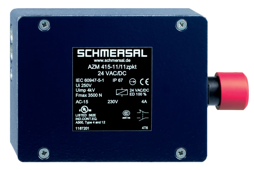 Дверные замки (выключатели) безопасности Schmersal AZM 415-02/11ZPKT 24 VAC/DC