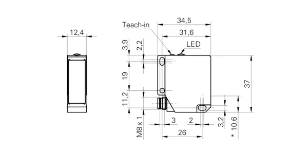 Датчики кромки и ширины Baumer OBDM 12N6910/S35A