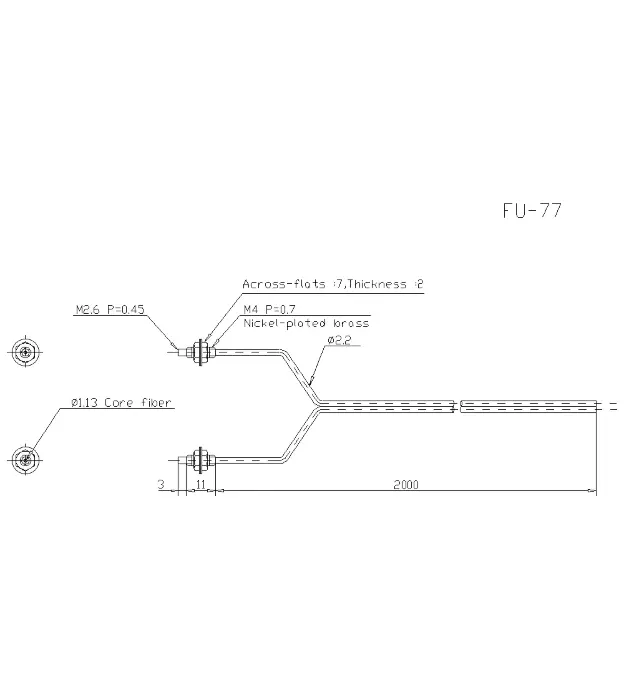 Оптоволоконные кабели для датчиков KEYENCE FU-77