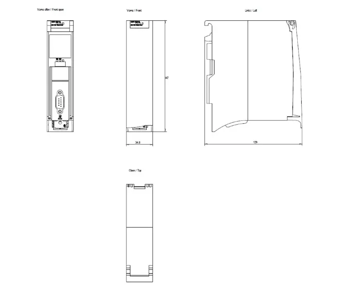 Коммуникационный модуль Siemens 6ES7540-1AD00-0AA0