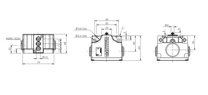 Блочные кулачковые выключатели Balluff BNS0292