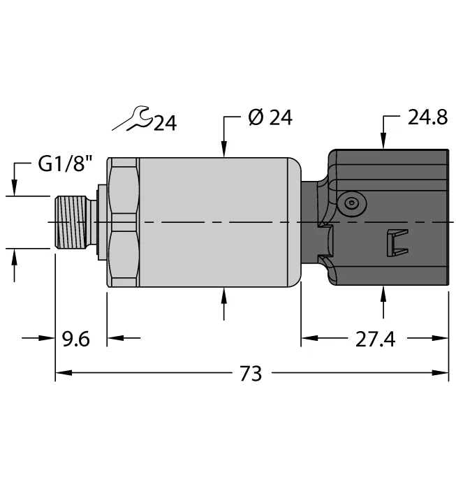 Аналоговые датчики давления 4-20 мА TURCK PT600R-2113-I2-KO28A2