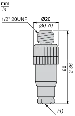 Разъемы для датчиков Telemecanique XZCC20MDM30B