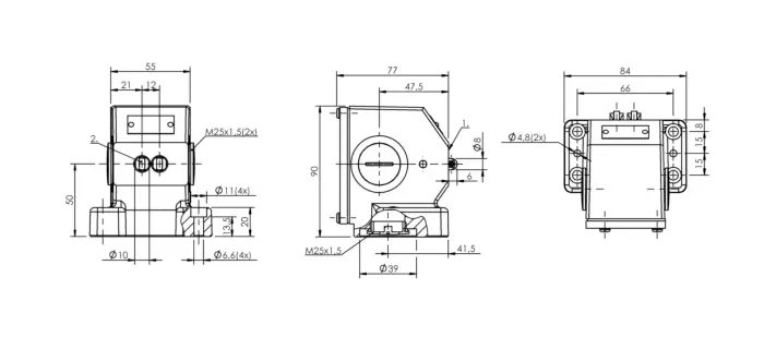 Блочные кулачковые выключатели Balluff BNS024F