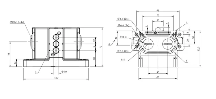 Блочные кулачковые выключатели Balluff BNS0452