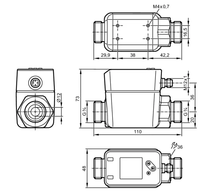Электромагнитные расходомеры IFM Electronic SM7020
