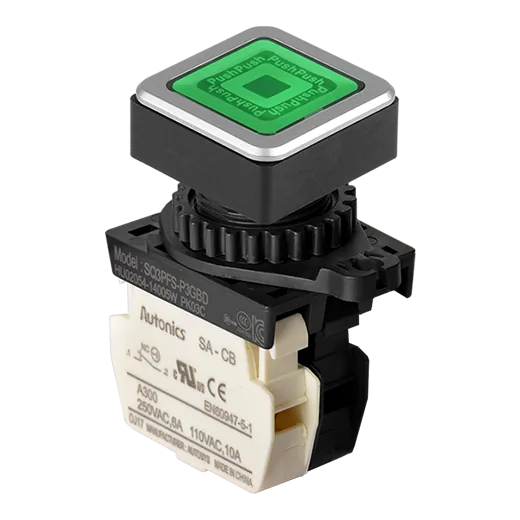 Пусковые кнопочные выключатели Autonics SQ3PFS-P3GBL