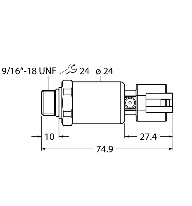 Аналоговые датчики давления 4-20 мА TURCK PT600R-2121-I2-DT043P