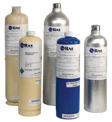 Калибровочный газ RAE Systems, диоксид углерода (CO2) 5000 ppm, стальной баллон 34 л