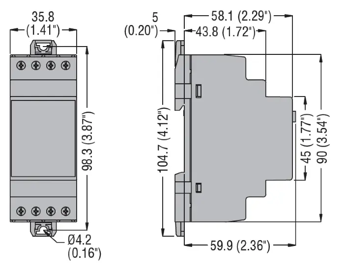 Реле контроля напряжения Lovato Electric PMV95NA240NFC