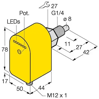 Калориметрические датчики потока Sentinel PLSX-1/4G-VR6D-SC