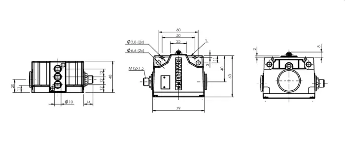 Блочные кулачковые выключатели Balluff BNS029E