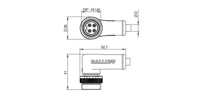 Разъемы для датчиков Balluff BCC0A9E