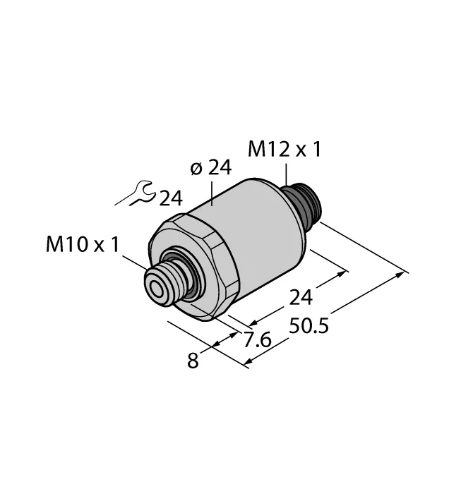 Аналоговые датчики давления 4-20 мА TURCK PT40R-1041-I2-H1141/X