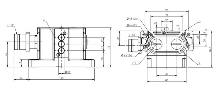 Блочные кулачковые выключатели Balluff BNS01C4