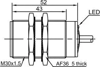 Индуктивные датчики LANBAO LR30XBF10DPCW1