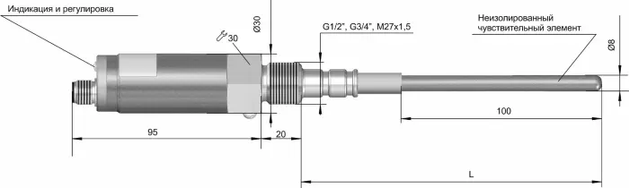 Емкостные сигнализаторы уровня СЕНСОР ДКЕ-С150-302Р-3113-СА.2