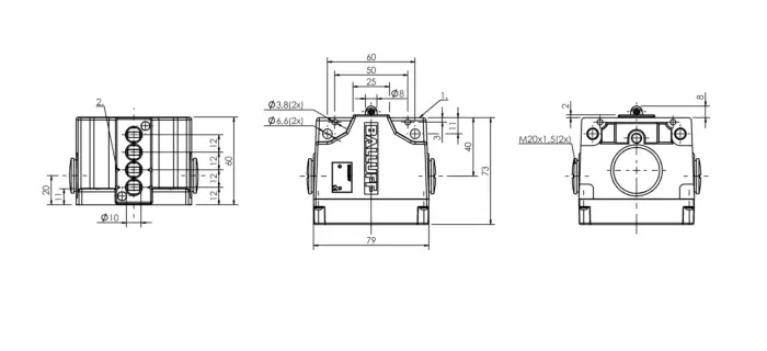 Блочные кулачковые выключатели Balluff BNS02ML