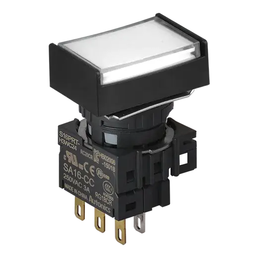 Пусковые кнопочные выключатели Autonics S16PRT-H3WC24