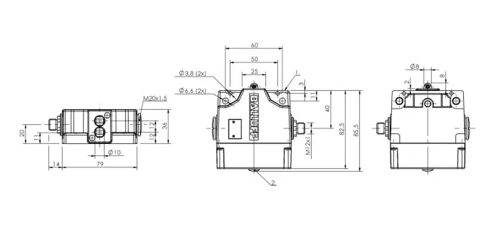 Блочные кулачковые выключатели Balluff BNS03ZT