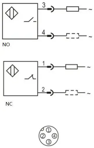 Индуктивные датчики LANBAO LR12XCF04ATCY-E2