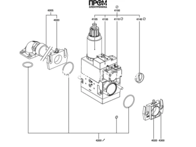 Газовая рампа Elco d411