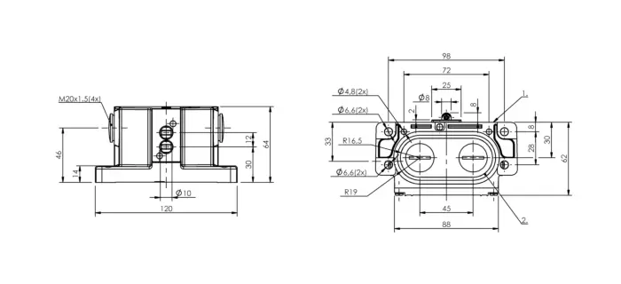 Блочные кулачковые выключатели Balluff BNS01HH