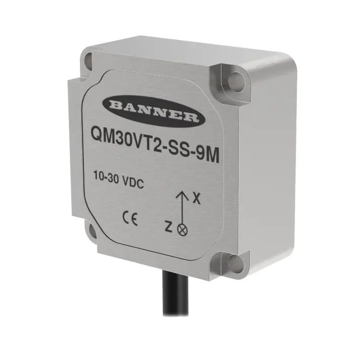 Датчики вибрации Banner QM30VT2-SS-9M