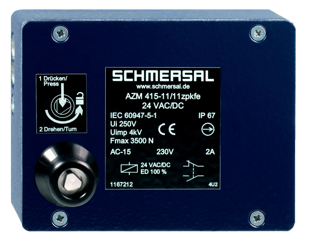 Дверные замки (выключатели) безопасности Schmersal AZM 415-11/11ZPKFE 24 VAC/DC