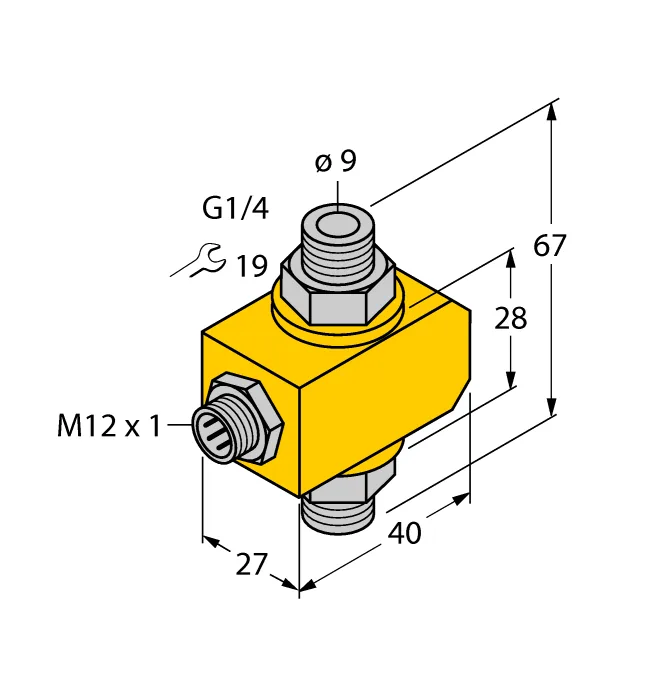 Калориметрические датчики потока TURCK FCI-D10A4P-NA-H1141