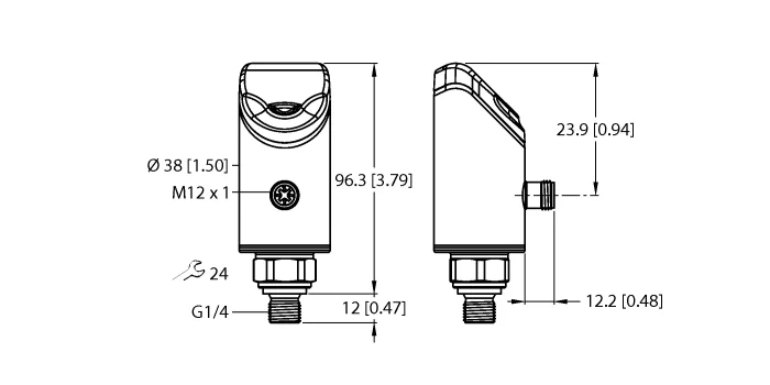 Датчики давления с релейным выходом TURCK PS510-400-04-2UPN8-H1141