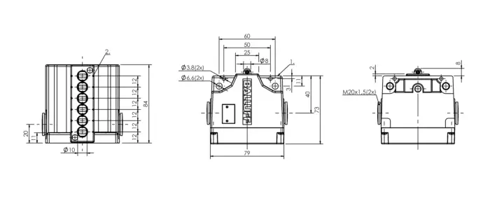 Блочные кулачковые выключатели Balluff BNS02PH