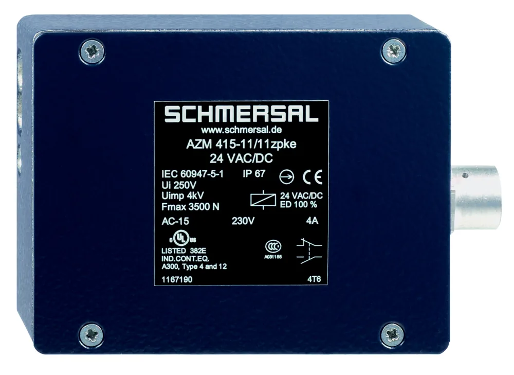 Дверные замки (выключатели) безопасности Schmersal AZM 415-11/11ZPKE 24 VAC/DC