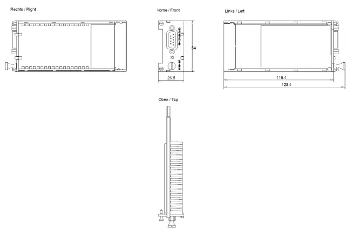 Интерфейсный модуль ведущего DP устройства Siemens 6ES7964-2AA04-0AB0