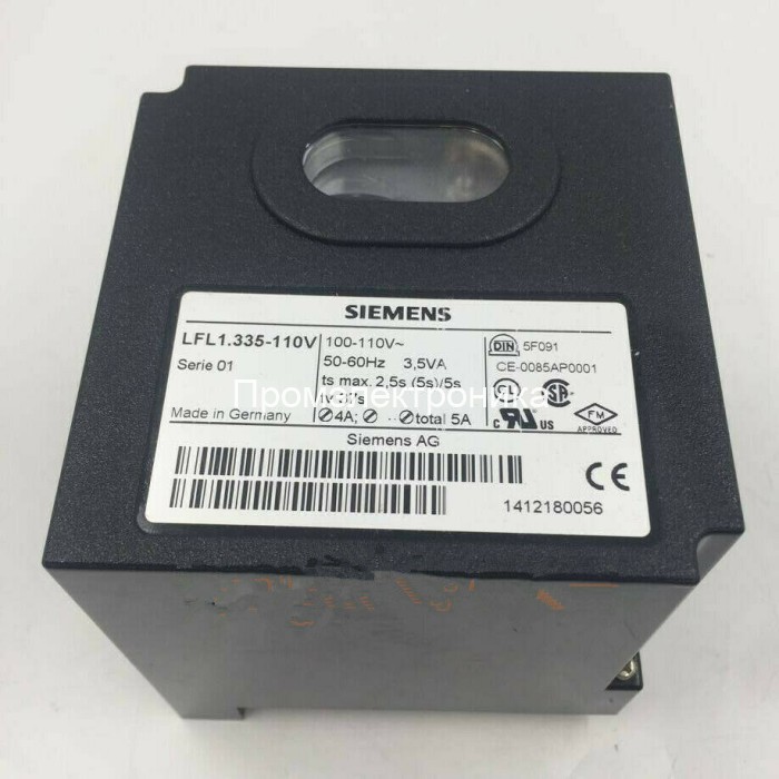 Блок управления горением Siemens LFL1.335, 110V