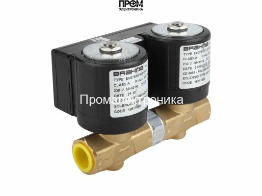 Двойной электромагнитный клапан Brahma GVC10*1/2*S*S 13991920