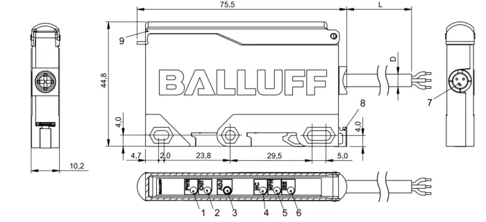 Барьеры искрозащиты Balluff BAE00KH