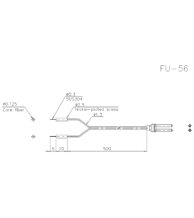 Оптоволоконные кабели для датчиков KEYENCE FU-56