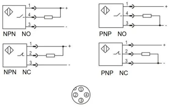 Индуктивные датчики LANBAO LR18XBN08DPOA-E2
