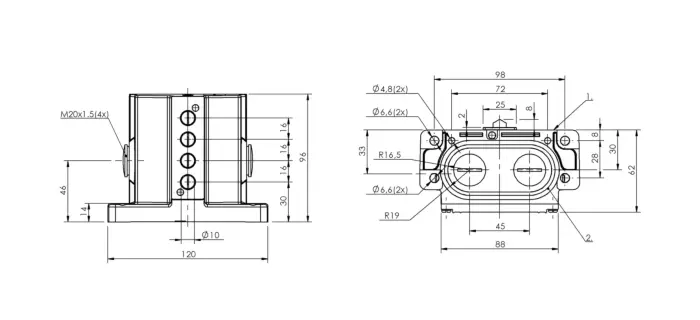 Блочные кулачковые выключатели Balluff BNS01JZ